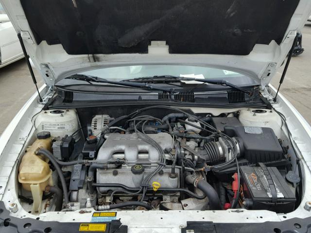 1G3NL12E4XC307904 - 1999 OLDSMOBILE ALERO GL WHITE photo 7