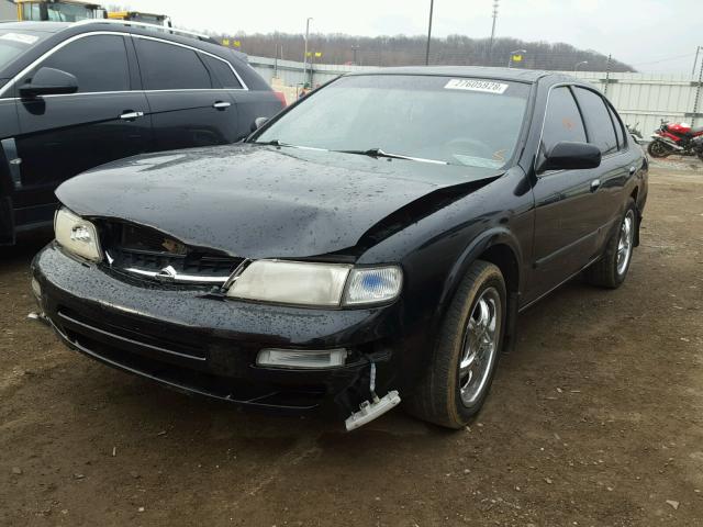 JN1CA21A3WM800499 - 1998 NISSAN MAXIMA GLE BLACK photo 2