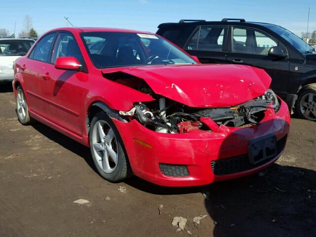 1YVHP80C685M24055 - 2008 MAZDA 6 I RED photo 1