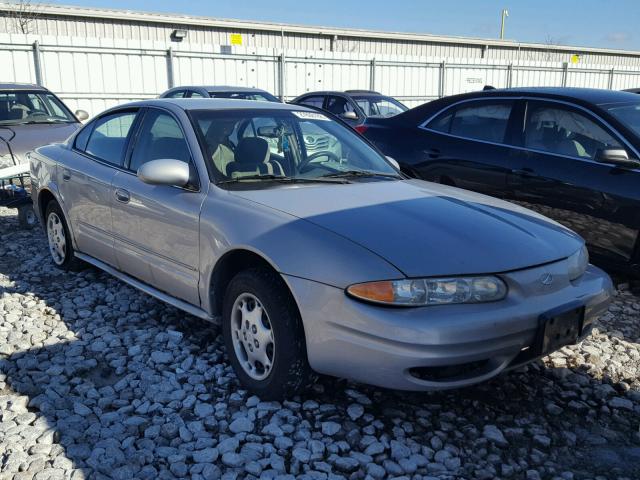 1G3NL52TXYC397471 - 2000 OLDSMOBILE ALERO GL SILVER photo 1