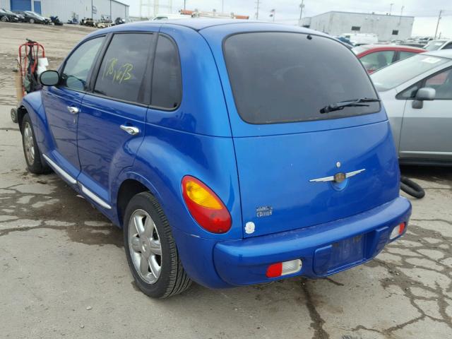 3C4FY58B93T622528 - 2003 CHRYSLER PT CRUISER BLUE photo 3