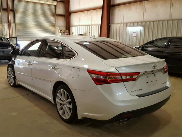 4T1BK1EB4FU146823 - 2015 TOYOTA AVALON XLE WHITE photo 3