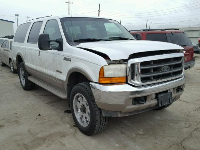 1FMSU43F71EA39043 - 2001 FORD EXCURSION WHITE photo 1