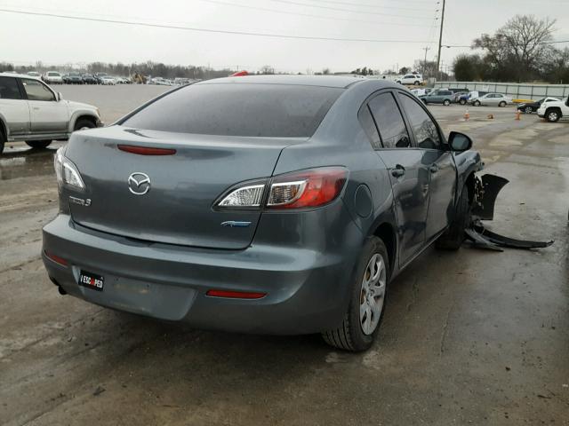 JM1BL1UP3D1798877 - 2013 MAZDA 3 I GRAY photo 4