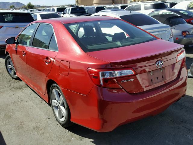 4T1BF1FK1CU508444 - 2012 TOYOTA CAMRY BASE RED photo 3