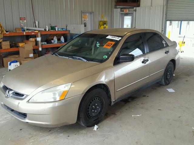 1HGCM56155A113816 - 2005 HONDA ACCORD DX GOLD photo 2