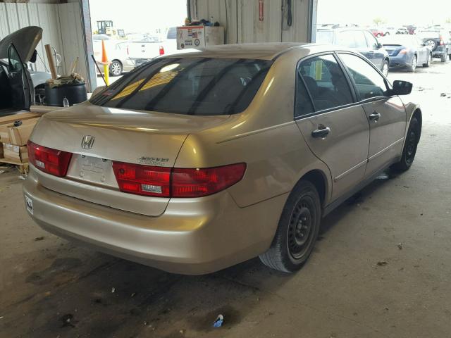 1HGCM56155A113816 - 2005 HONDA ACCORD DX GOLD photo 4