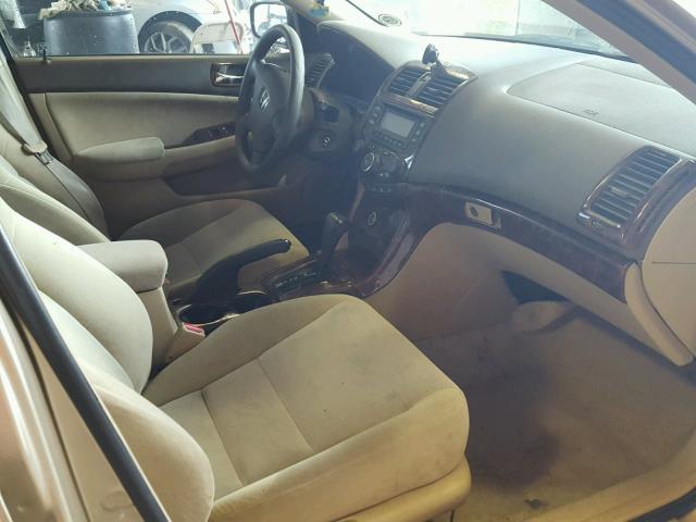 1HGCM56155A113816 - 2005 HONDA ACCORD DX GOLD photo 5