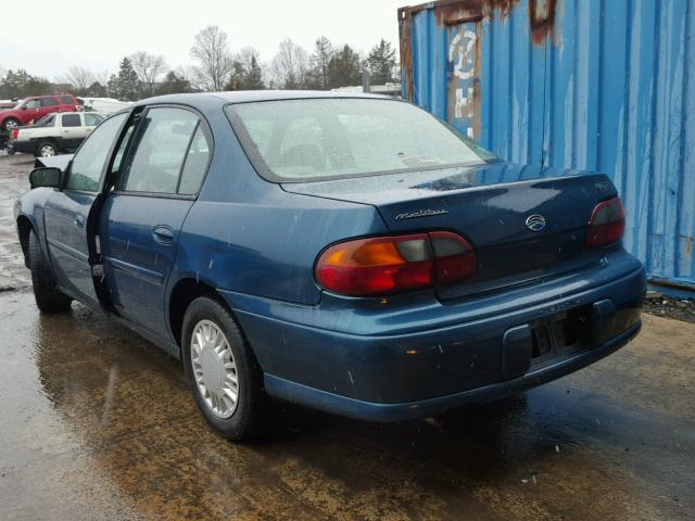 1G1ND52J33M594179 - 2003 CHEVROLET MALIBU BLUE photo 3