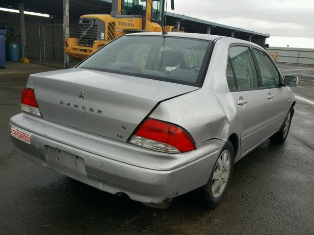 JA3AJ36E73U074047 - 2003 MITSUBISHI LANCER LS SILVER photo 4