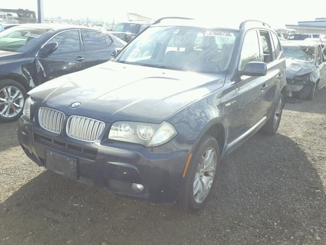 WBXPC93487WF15334 - 2007 BMW X3 3.0SI BLACK photo 2