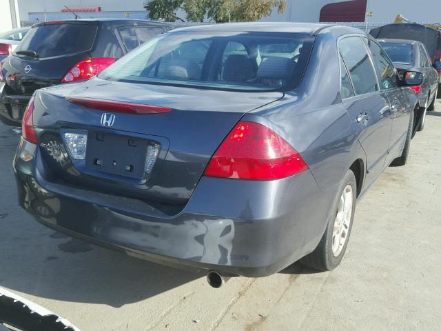 1HGCM56707A067092 - 2007 HONDA ACCORD EX GRAY photo 4