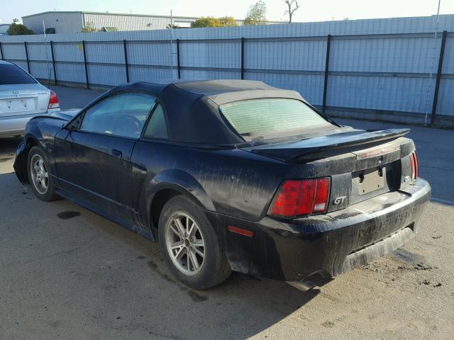 1FAFP45X2YF103762 - 2000 FORD MUSTANG GT BLACK photo 3