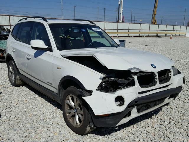 WBXPC9C46AWJ36143 - 2010 BMW X3 XDRIVE3 WHITE photo 1