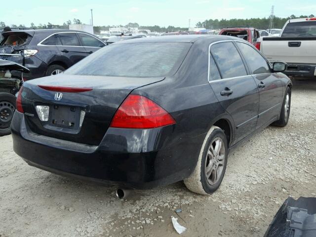 1HGCM56356A146804 - 2006 HONDA ACCORD SE BLACK photo 4