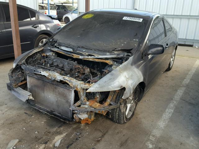 2HGFG12836H513120 - 2006 HONDA CIVIC EX შავი ფოტო 2