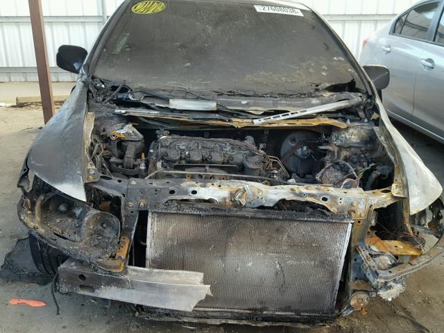 2HGFG12836H513120 - 2006 HONDA CIVIC EX შავი ფოტო 9