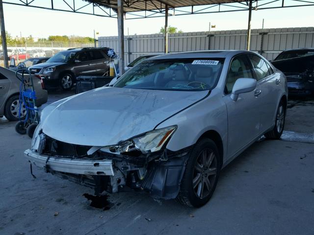 JTHBJ46G172136359 - 2007 LEXUS ES 350 SILVER photo 2