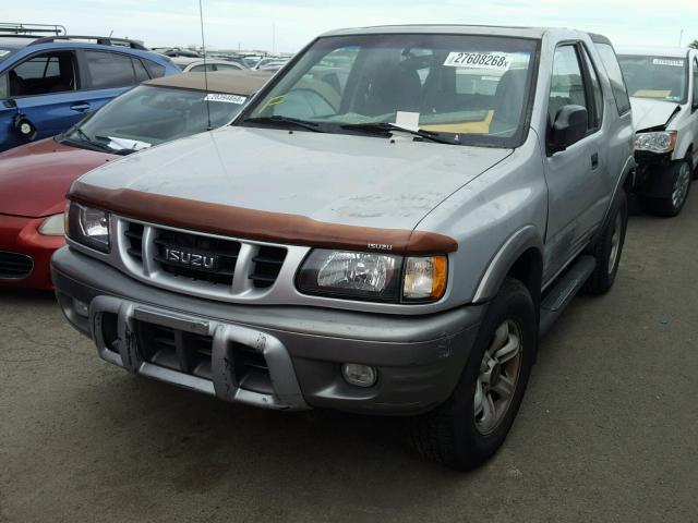 4S2CK57WX24332428 - 2002 ISUZU RODEO SPOR SILVER photo 2