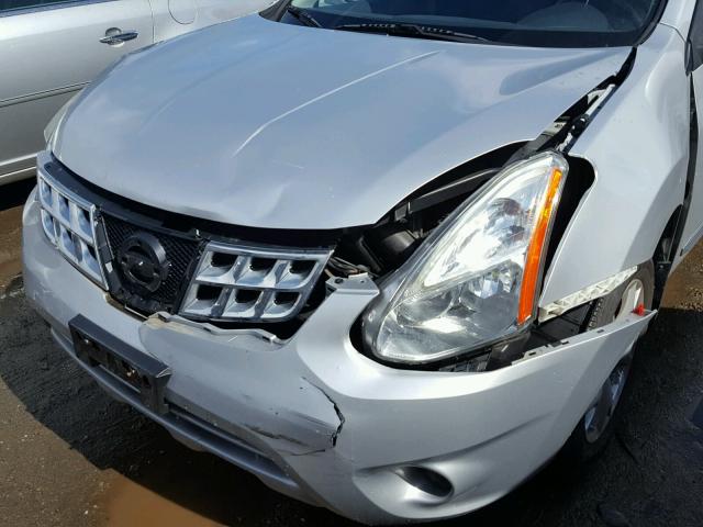 JN8AS5MT2BW189982 - 2011 NISSAN ROGUE S SILVER photo 9