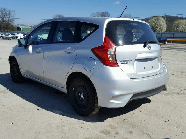 3N1CE2CP9HL365510 - 2017 NISSAN VERSA NOTE SILVER photo 3