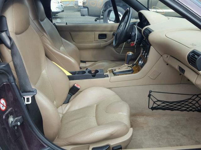 WBACN33491LM00943 - 2001 BMW Z3 2.5 PURPLE photo 5