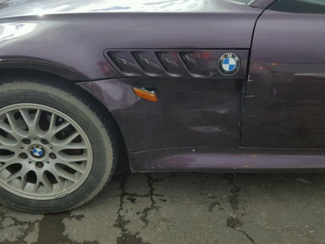 WBACN33491LM00943 - 2001 BMW Z3 2.5 PURPLE photo 9