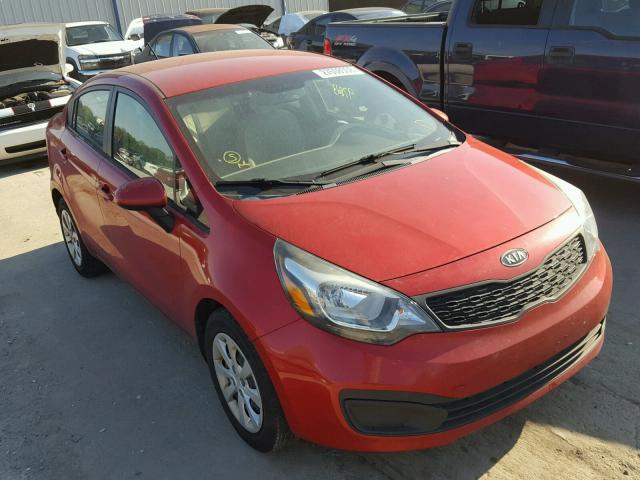 KNADM4A31C6076654 - 2012 KIA RIO LX RED photo 1