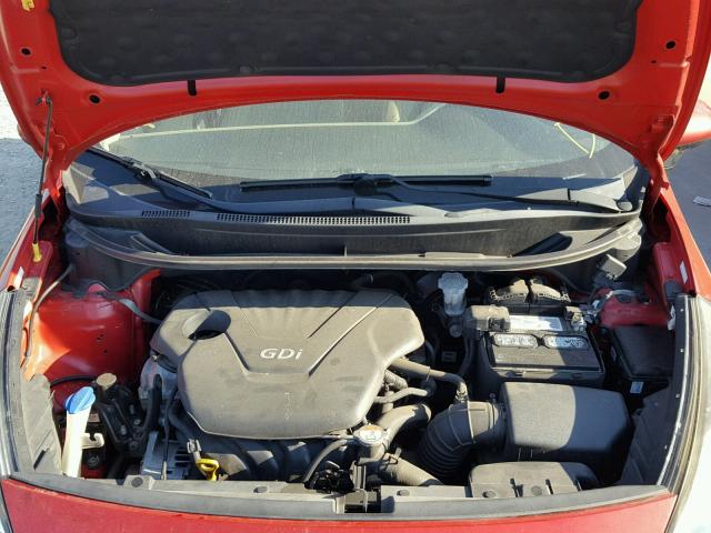 KNADM4A31C6076654 - 2012 KIA RIO LX Կարմիր լուսանկար 7