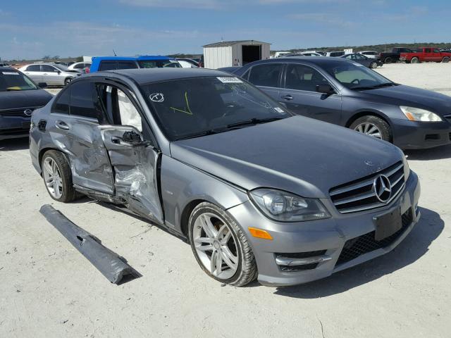 WDDGF4HB5CR207399 - 2012 MERCEDES-BENZ C 250 GRAY photo 1