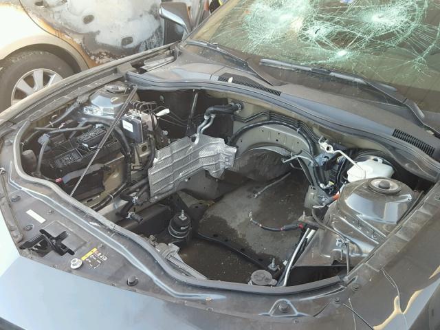 2G1FZ1EE8F9700253 - 2015 CHEVROLET CAMARO Z28 GRAY photo 7