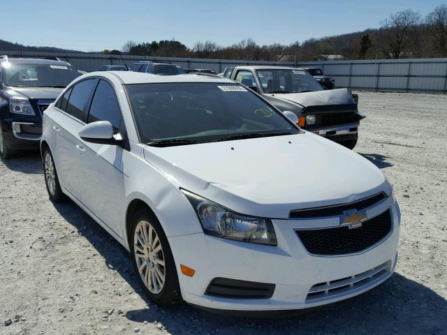 1G1PJ5SC4C7147281 - 2012 CHEVROLET CRUZE ECO WHITE photo 1