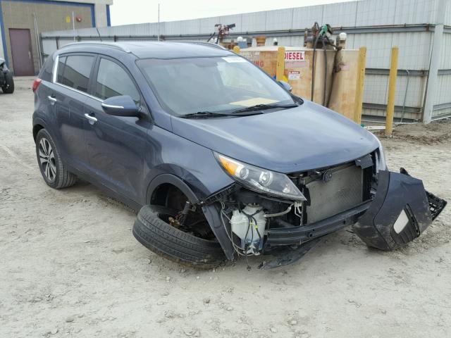 KNDPC3A29C7192604 - 2012 KIA SPORTAGE E BLUE photo 1