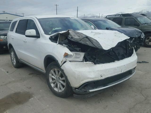 1C4RDJAG3FC240082 - 2015 DODGE DURANGO SX WHITE photo 1