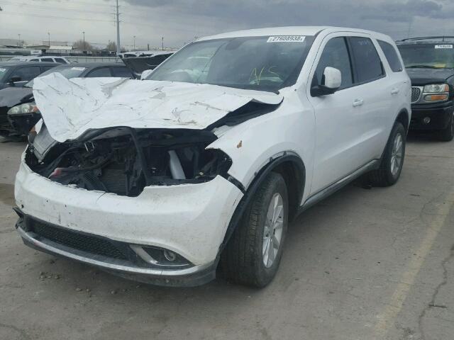 1C4RDJAG3FC240082 - 2015 DODGE DURANGO SX WHITE photo 2