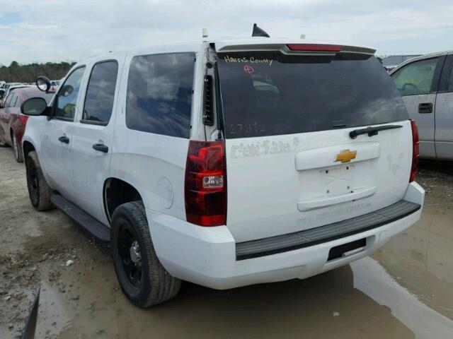 1GNLC2E07ER191029 - 2014 CHEVROLET TAHOE POLI WHITE photo 3