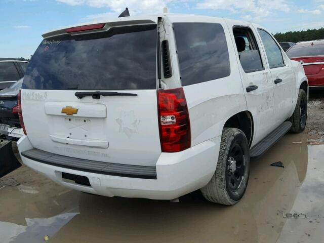 1GNLC2E07ER191029 - 2014 CHEVROLET TAHOE POLI WHITE photo 4