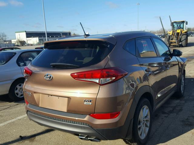 KM8J3CA26GU061588 - 2016 HYUNDAI TUCSON LIM BROWN photo 4