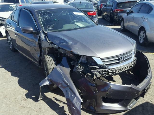 1HGCR2F32FA024479 - 2015 HONDA ACCORD LX GRAY photo 1