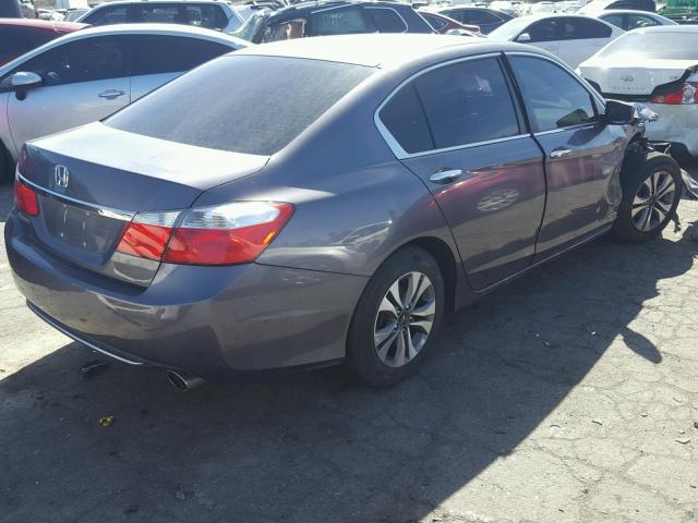 1HGCR2F32FA024479 - 2015 HONDA ACCORD LX GRAY photo 4