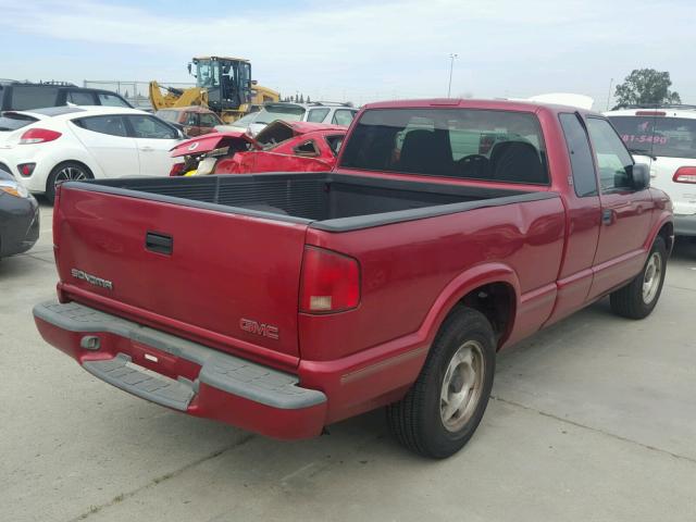 1GTCS1944X8507207 - 1999 GMC SONOMA RED photo 4