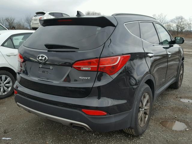 5XYZU3LB5EG162833 - 2014 HYUNDAI SANTA FE S BLACK photo 4