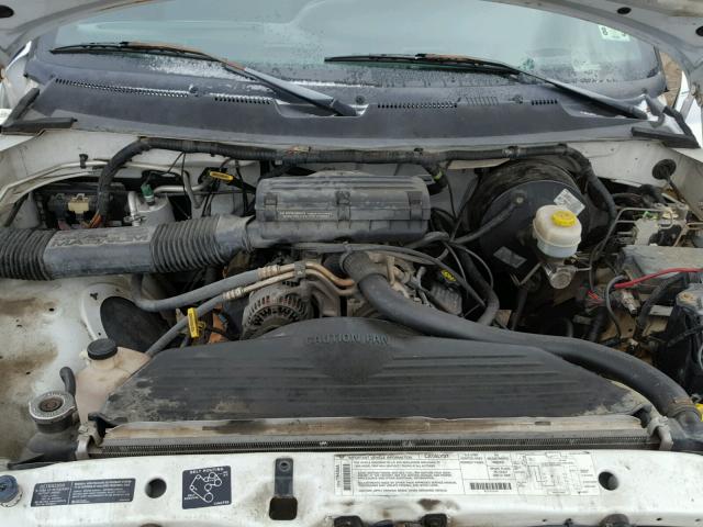 1B7HC16Y8XS235922 - 1999 DODGE RAM 1500 WHITE photo 7