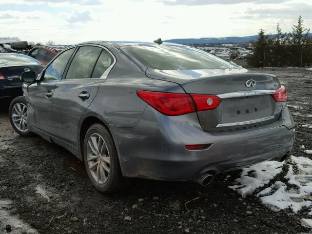 JN1EV7AP5HM735768 - 2017 INFINITI Q50 PREMIU GRAY photo 3