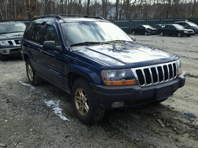 1J4GW48S43C567772 - 2003 JEEP GRAND CHER BLUE photo 1