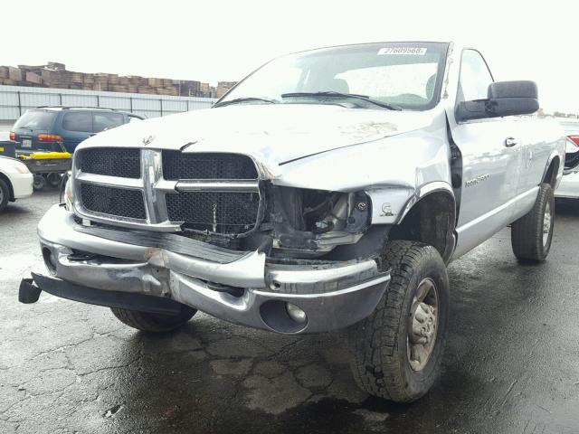 3D7KS26C75G799428 - 2005 DODGE RAM 2500 S SILVER photo 2