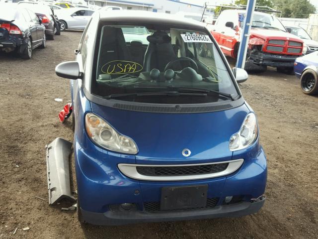 WMEEJ31X59K216915 - 2009 SMART FORTWO PUR TWO TONE photo 9