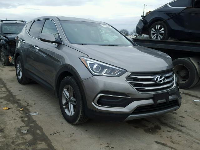 5NMZT3LB1JH071061 - 2018 HYUNDAI SANTA FE S GRAY photo 1