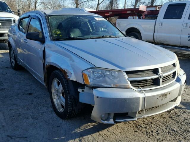 1B3LC56K48N636737 - 2008 DODGE AVENGER SX SILVER photo 1