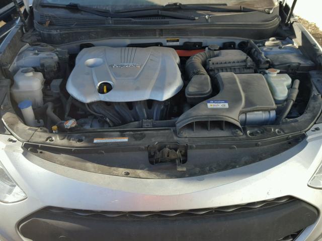 KMHEC4A45BA003152 - 2011 HYUNDAI SONATA HYB SILVER photo 7